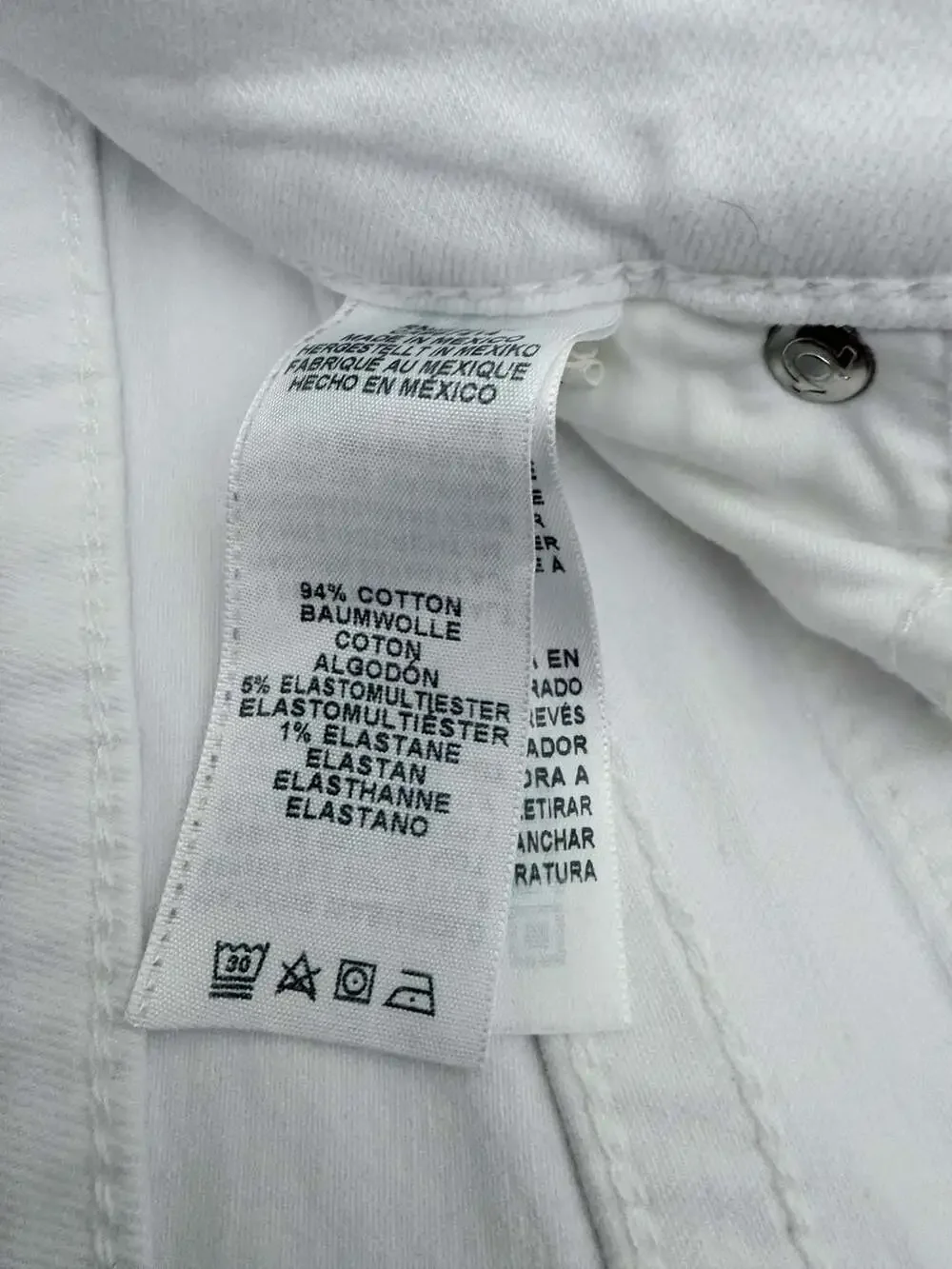 True Religion Relaxed Straight White Jeans